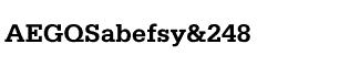 Serif fonts S-T: Serifa 65 Bold