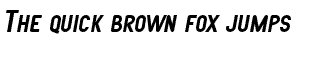 SF fonts: SFAtarian System Bold Italic