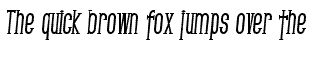 SFGothican Condensed Bold Italic