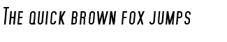 Serif fonts S-T: SFMovie Poster Italic