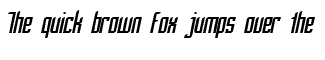 SFPiezolectric  fonts: SFPiezolectric Condensed-Oblique