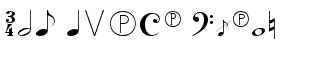 Symbol misc fonts: Shpfltnat Medium