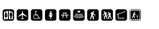 Symbol fonts: Sign Pix 1