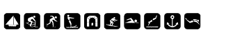 Symbol fonts E-X: Sign Pix 2