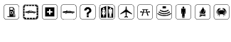 Symbol fonts E-X: Sign Pix 3