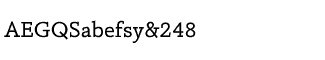 Serif fonts S-T: Silica Regular
