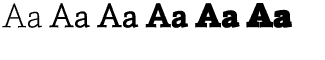Serif fonts S-T: Silica Volume