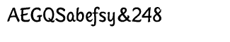 Sands Serif fonts Q-T: Sinclair Light Script