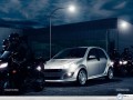 Smart Forfour in christmas wallpaper