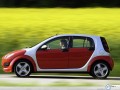 Smart wallpapers: Smart Forfour red side profile wallpaper