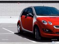 Smart Forfour wallpapers: Smart Forfour red  wallpaper