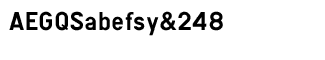 Sands Serif fonts Q-T: SNV CE Regular