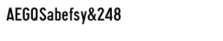 Sands Serif fonts Q-T: SNV CE Regular Condensed