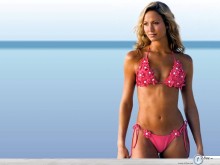 Stacy Kleiber pink beach sexy wallpaper