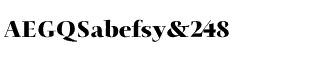 Serif fonts S-T: Stancia Lyrica Black
