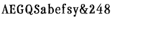 Serif fonts S-T: Stanyan Bold