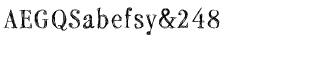 Serif fonts S-T: Stanyan Regular