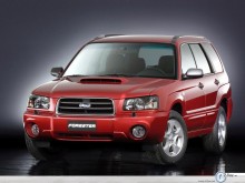 Subaru Forester red wallpaper