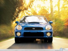 Subaru Impreza front profile wallpaper