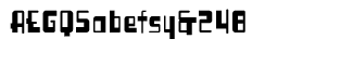 Futuristic fonts P-Z: Syllogon Hard