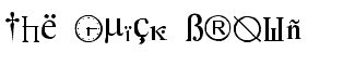 Romantic misc fonts: Symbol Nerve