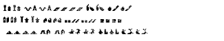 Miscellanous fonts: Tangram Volume