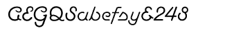Handwriting fonts K-Y: Tarantula Script Light