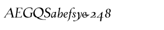 Serif fonts T-Y: Task Italic