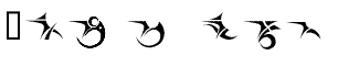 Symbol misc fonts: Tattooz 1