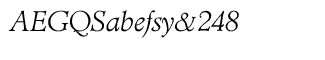 Serif fonts T-Y: TC Administer Light Italic
