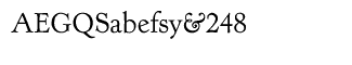 Serif fonts T-Y: TC Kingsley Light