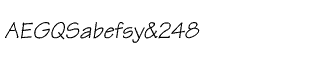 Serif fonts T-Y: Tekton Oblique