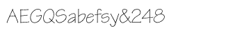 Serif fonts T-Y: Tekton Pro Light