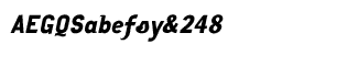 Sands Serif fonts T-Z: Tenko Qualgeist