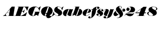 Thorowgood fonts: Thorowgood Regular Italic