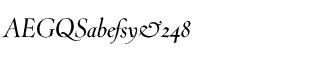 Serif fonts T-Y: Throhand Ink Italic