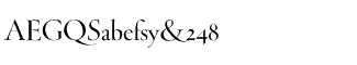 Serif fonts T-Y: Throhand Regular Roman