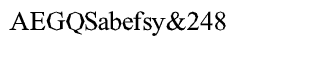 Serif fonts T-Y: Tim