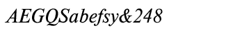 Serif fonts T-Y: Timeless GR Light Italic