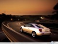Toyota wallpapers: Toyota Celica white  down the highway wallpaper