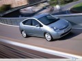 Toyota wallpapers: Toyota Prius going uphill wallpaper