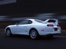 Toyota Supra white wallpaper