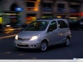 Toyota wallpapers: Toyota Yaris Verso in city at night wallpaper