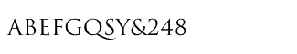 Serif fonts T-Y: Trajan Regular