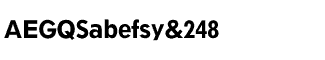 Sands Serif fonts T-Z: Twentieth Century Classified Bold