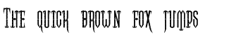 Western misc fonts: Two Gun Johann