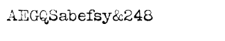 Creepy fonts M-Z: Typeka