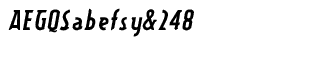 Typographiction fonts: Typographiction Bold Italic