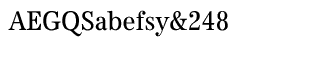 URW misc fonts: URW Antiqua 2015 CE Regular Condensed