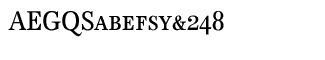 URW misc fonts: URW Antiqua Small Caps 2015 CE Regular Condensed
